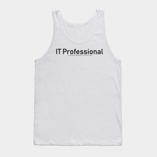 IT Job Description Tank Top